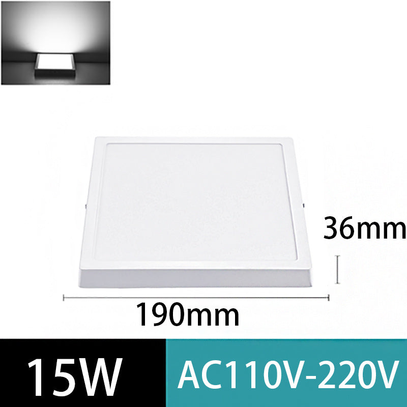 Led Ceiling Lamp 110-265V Ultra Thin Panel Led Light for Living Room Bedroom Indoor Lighting 20W 30W Square Round Ceiling Lights